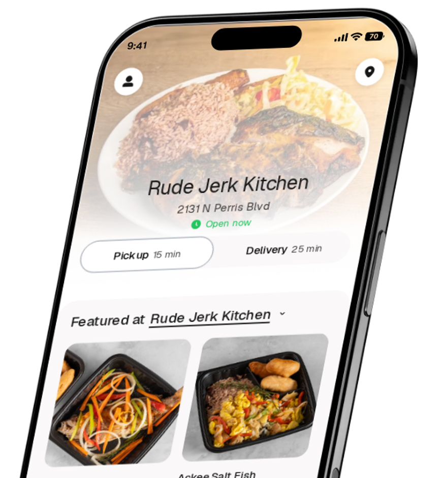 Rude Jerk Kitchen app preview