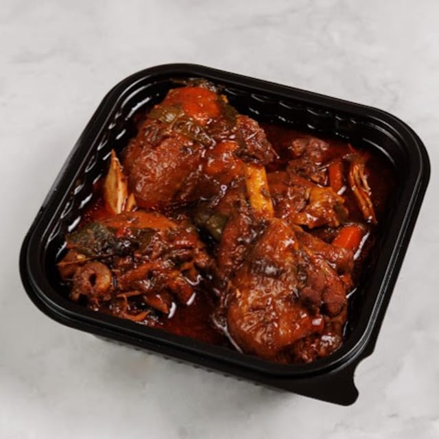 Brown Stew Chicken.