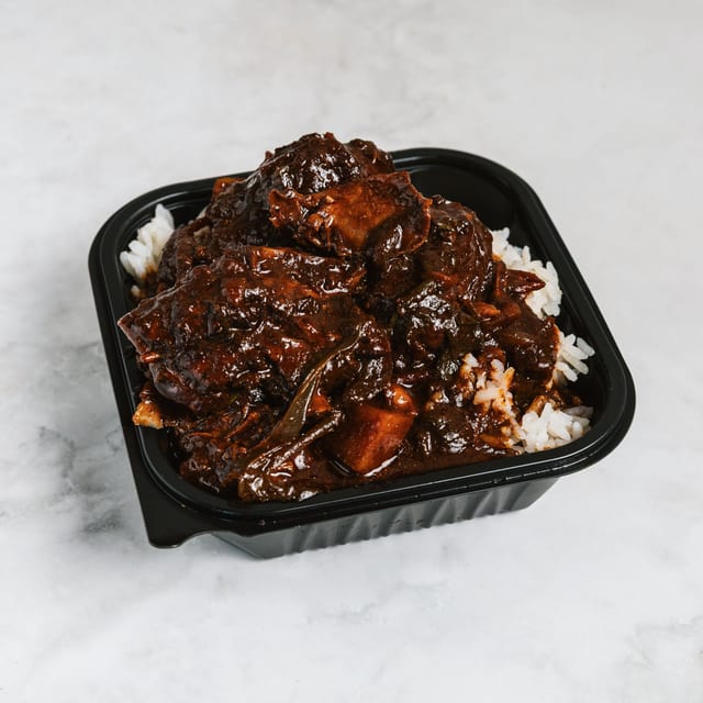 Brown Stew Chicken Bowl.